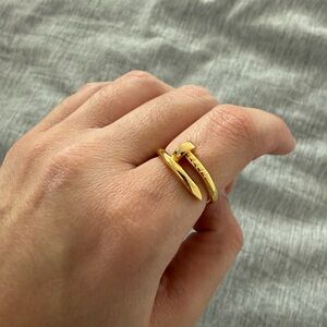 Elegant 18K Gold Plated Ring